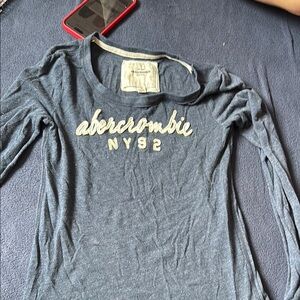 Abercrombie & Fitch Denim Blue Shirt